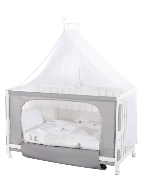Lit cododo 60 x 120 cm avec literie complète 'Fox & Bunny' ROBA - Kiabi Lit cododo 60 x 120 cm avec literie complète 'Fox & Bunny' ROBA - Kiabi