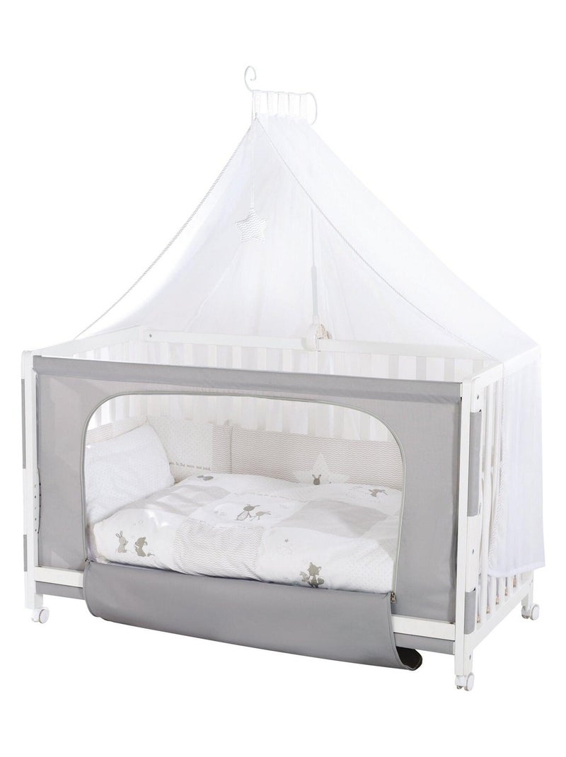 Lit cododo 60 x 120 cm avec literie complète 'Fox & Bunny' ROBA Blanc - Kiabi