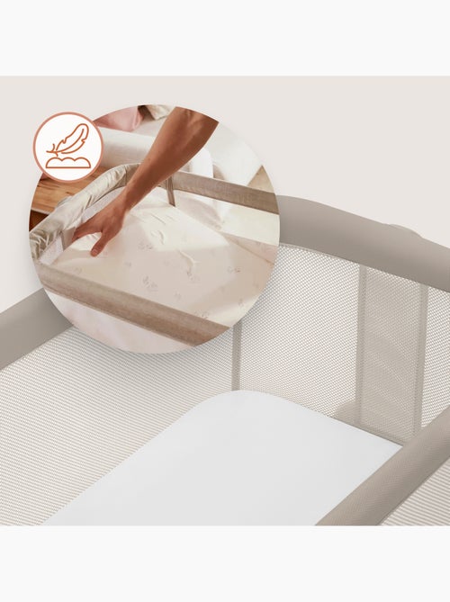 Lit cododo bébé 3en1 LIONELO Luna - Berceau - Réglable en hauteur et inclinaison - Matelas inclus - Kiabi Lit cododo bébé 3en1 LIONELO Luna - Berceau - Réglable en hauteur et inclinaison - Matelas inclus - Kiabi