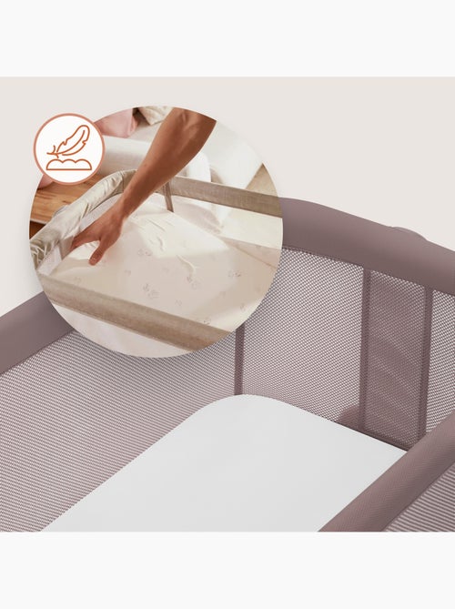 Lit cododo bébé 3en1 LIONELO Luna - Berceau - Réglable en hauteur et inclinaison - Matelas inclus - Kiabi Lit cododo bébé 3en1 LIONELO Luna - Berceau - Réglable en hauteur et inclinaison - Matelas inclus - Kiabi
