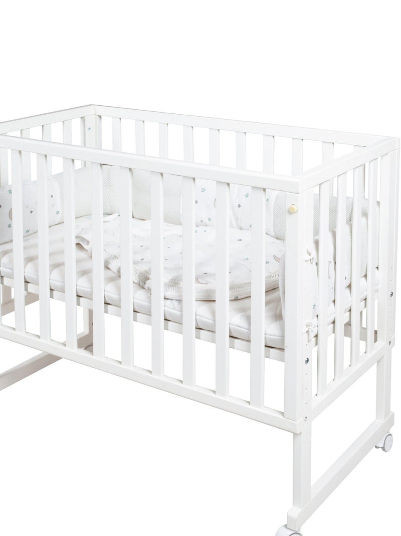 Lit cododo évolutif 3en1 + Literie - ROBA 'safe asleep®' Blanc - Kiabi