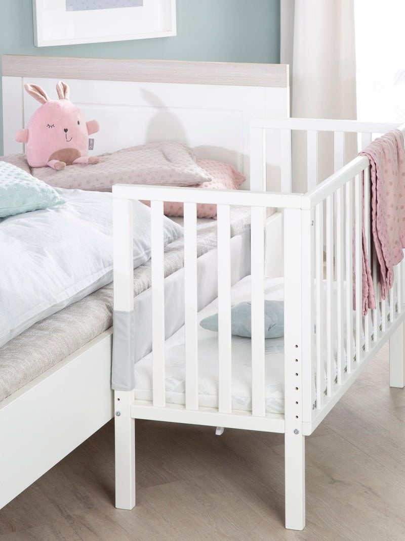 Lit cododo pour nouveau-né avec matelas respirant et déhoussable ROBA Blanc - Kiabi