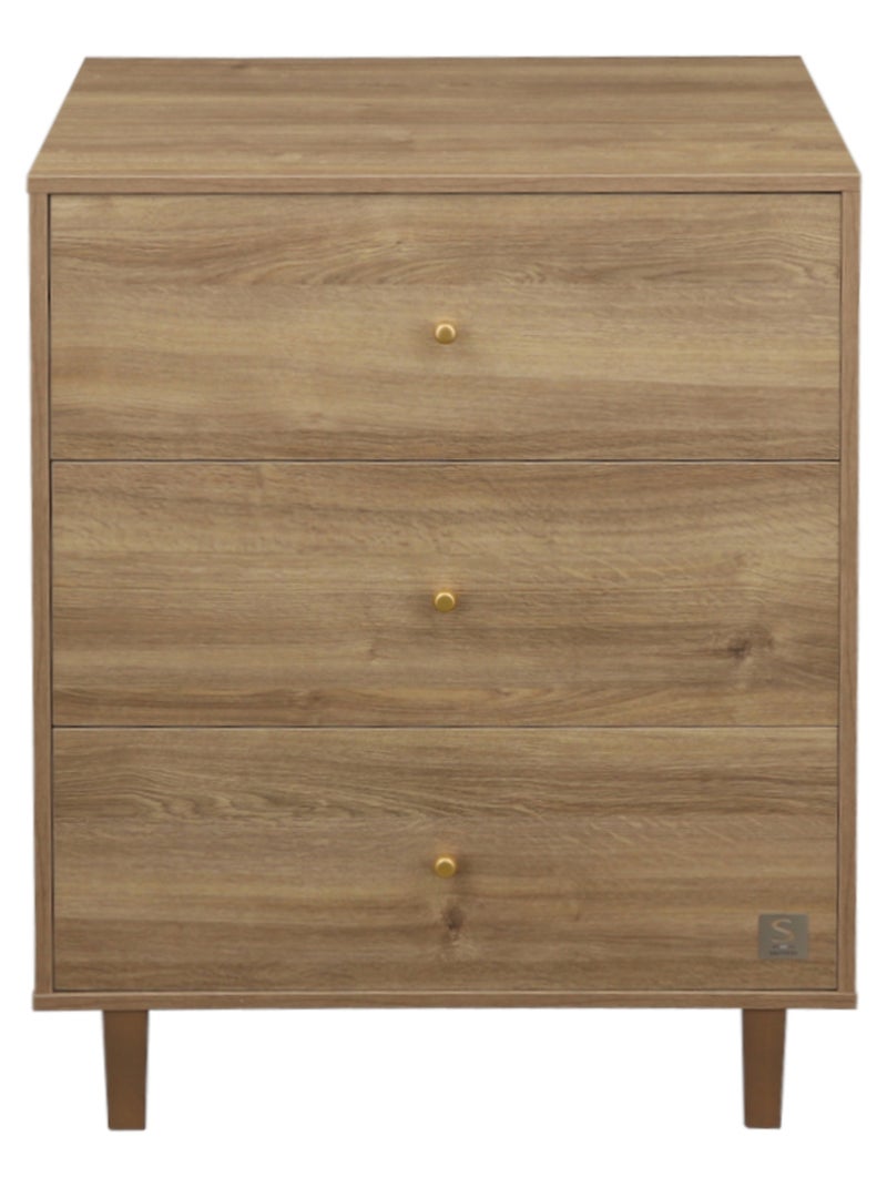 Lit combiné 120x60 évolutif en 90x190 - sauthon Marron - Kiabi