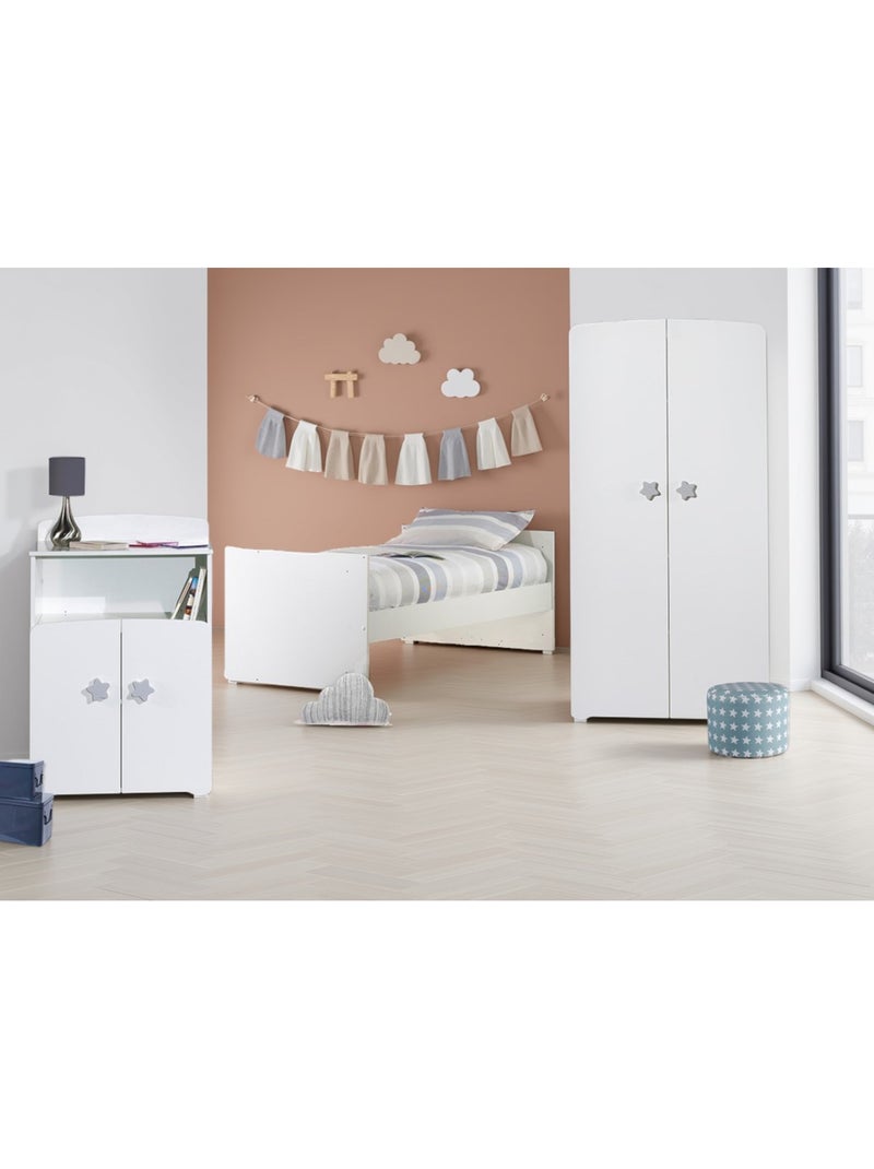 Lit combiné évolutif - babyprice Blanc Gris - Kiabi