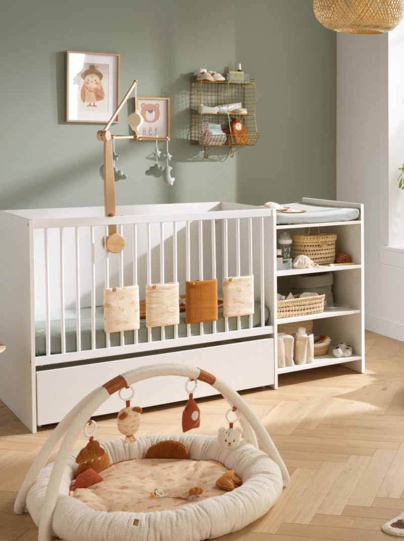 Lit combiné évolutif en bois - babyprice Blanc - Kiabi
