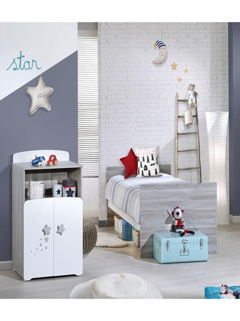 Lit combiné évolutif en bois - babyprice Blanc - Kiabi