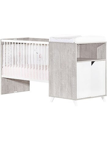 Lit combiné évolutif en bois - babyprice