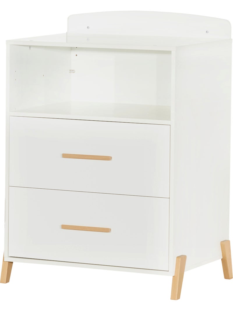 Lit combiné evolutif en bois - babyprice Blanc Marron - Kiabi