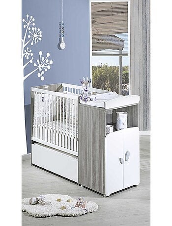 Lit combiné évolutif en bois - babyprice