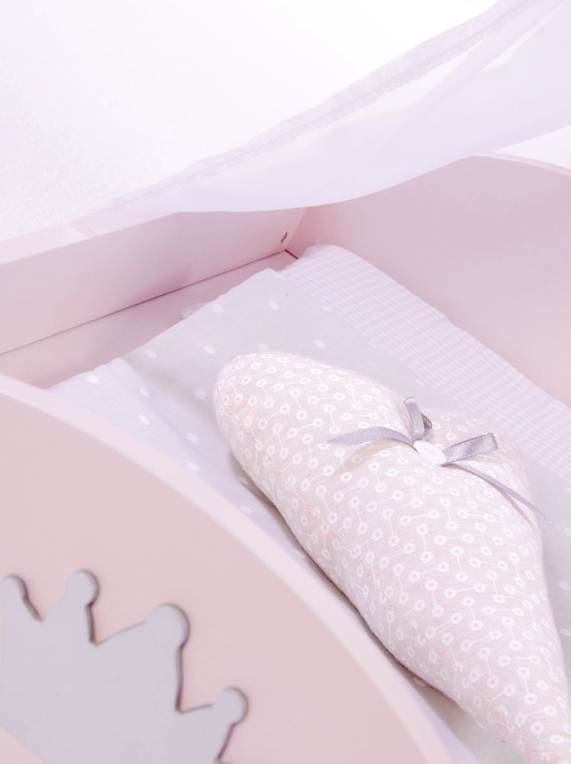 Lit de poupée avec literie complète 'Princess Sophie' ROBA Rose clair - Kiabi