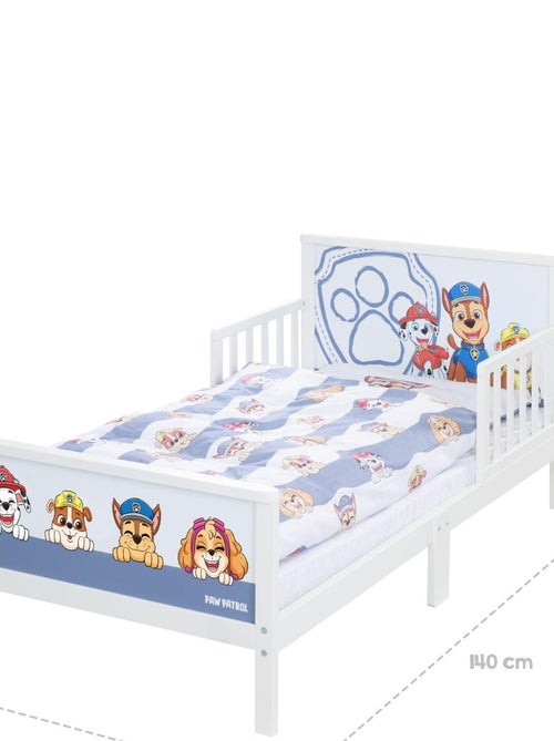 Lit enfant 70 x 140 avec barrières de sécurité et linge de lit 'Paw Patrol' ROBA - Kiabi Lit enfant 70 x 140 avec barrières de sécurité et linge de lit 'Paw Patrol' ROBA - Kiabi