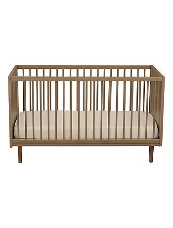 Lit évolutif - little big bed décor imitation bois - sauthon