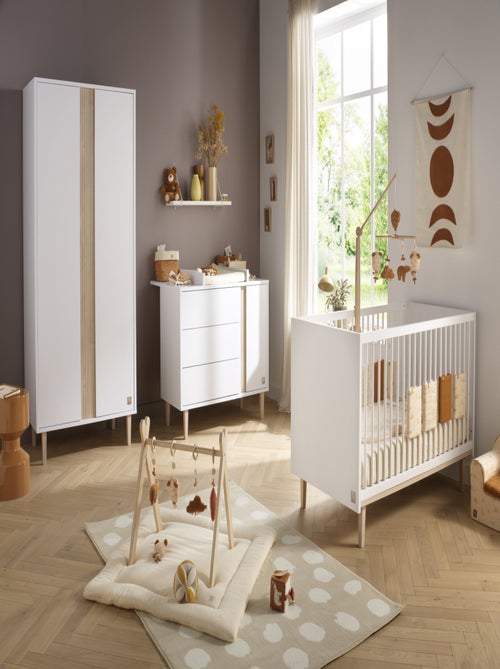 Lit évolutif - little big bed sur pieds bois - sauthon - Kiabi Lit évolutif - little big bed sur pieds bois - sauthon - Kiabi