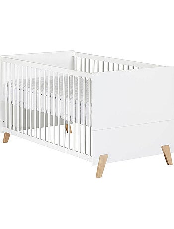 Lit évolutif - little big bed sur pieds en bois - babyprice