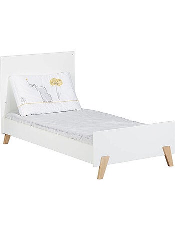 Lit évolutif - little big bed sur pieds en bois - babyprice