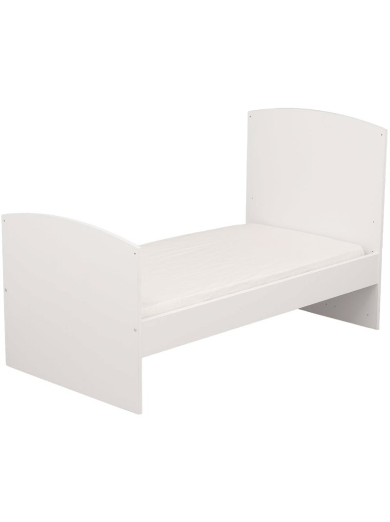 Lit évolutif 70x140 - little big bed - têtes de lit panneaux - sauthon Blanc - Kiabi