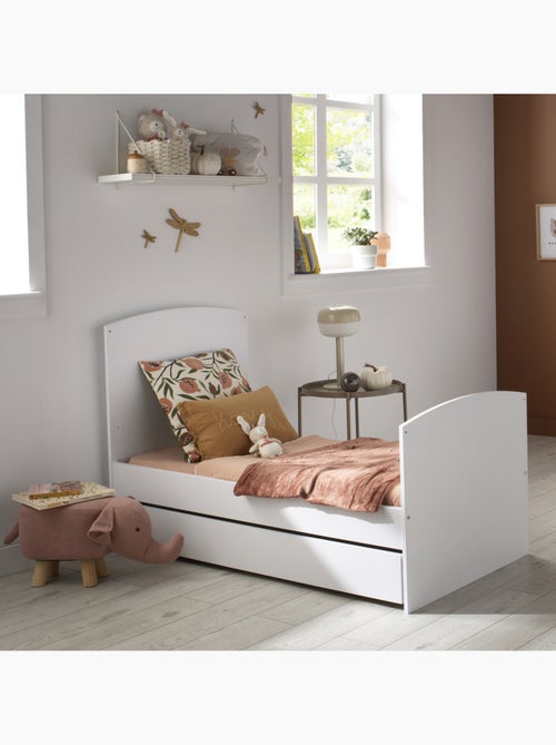 Lit évolutif 70x140 - little big bed - têtes de lit panneaux - sauthon - Kiabi Lit évolutif 70x140 - little big bed - têtes de lit panneaux - sauthon - Kiabi