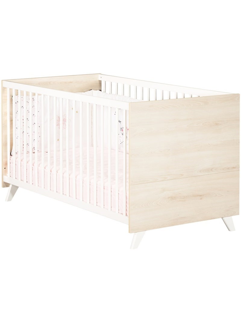 Lit évolutif en bois - babyprice Blanc Beige - Kiabi