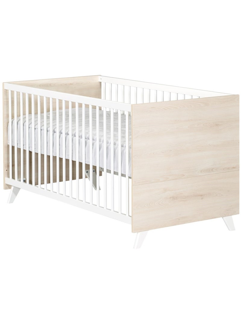 Lit évolutif en bois - babyprice Blanc Beige - Kiabi