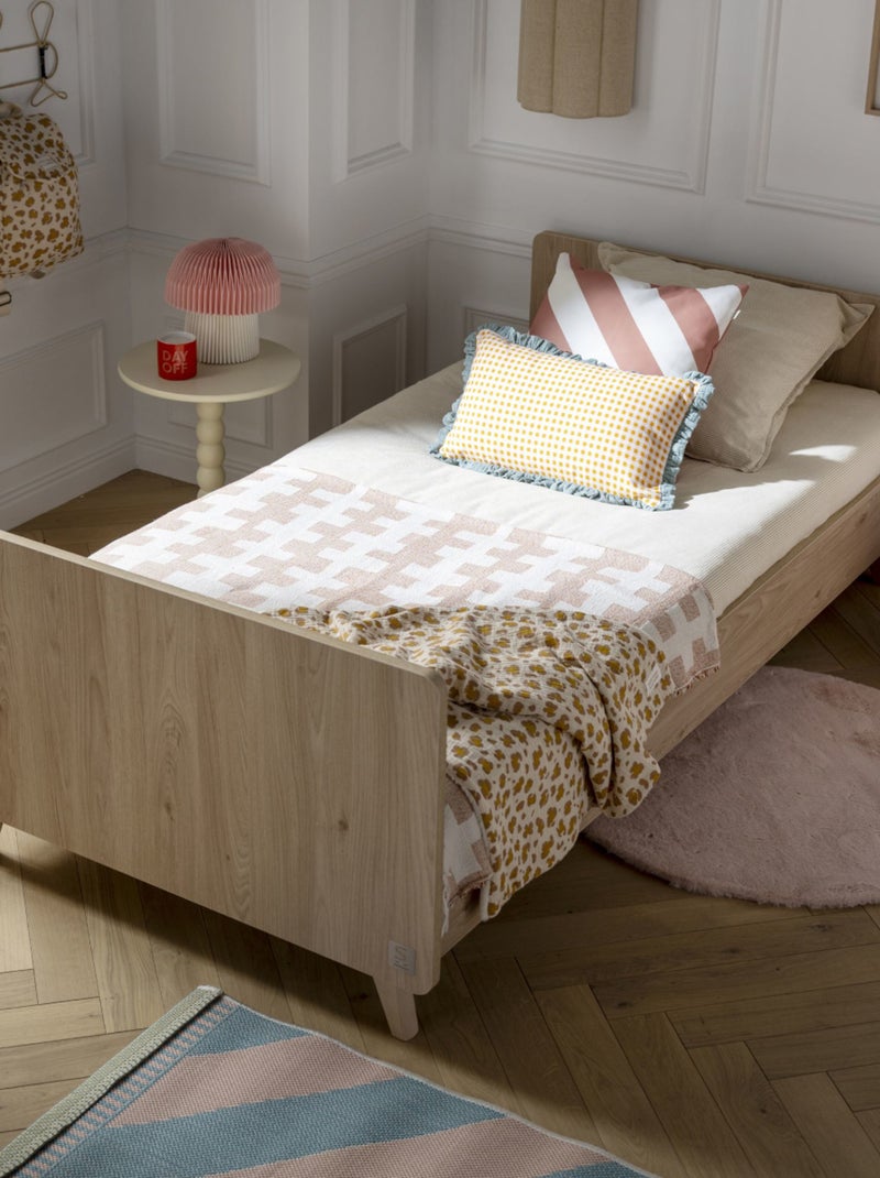 Lit junior 190x90cm - sauthon Marron - Kiabi