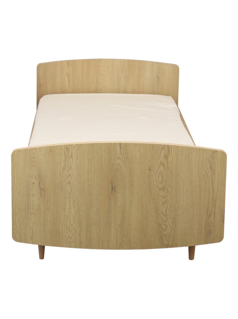 Lit junior 190x90cm - sauthon Marron - Kiabi