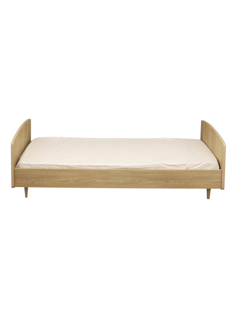Lit junior 190x90cm - sauthon Marron - Kiabi
