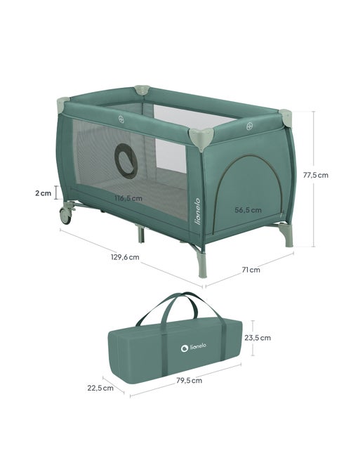 Lit parapluie 3en1 LIONELO Stefi Plus - Parc bébé - Matelas haute densité - Roulettes - 0-36 mois - Kiabi Lit parapluie 3en1 LIONELO Stefi Plus - Parc bébé - Matelas haute densité - Roulettes - 0-36 mois - Kiabi