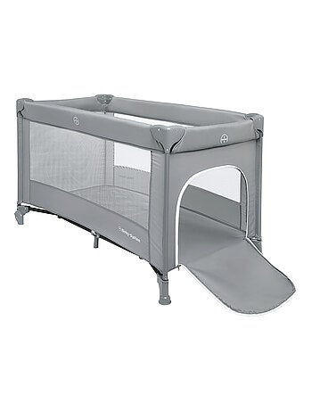 Lit parapluie de voyage pour enfants avec matelas et sac de transport, pliable, roues