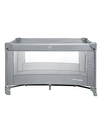 Lit parapluie de voyage pour enfants avec matelas et sac de transport, pliable, roues