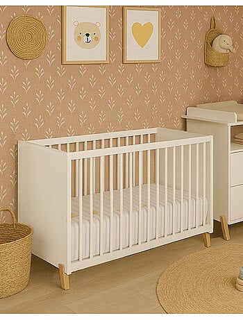Lit sur pieds en bois - babyprice