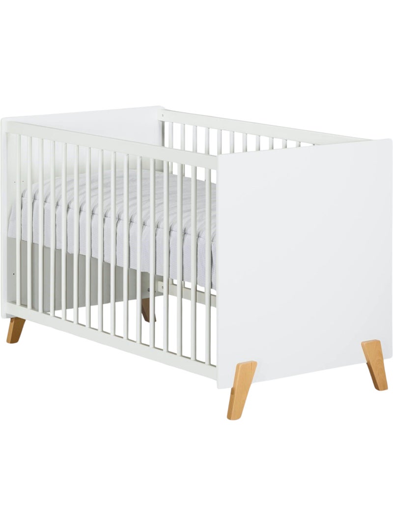 Lit sur pieds en bois - babyprice Blanc Marron - Kiabi