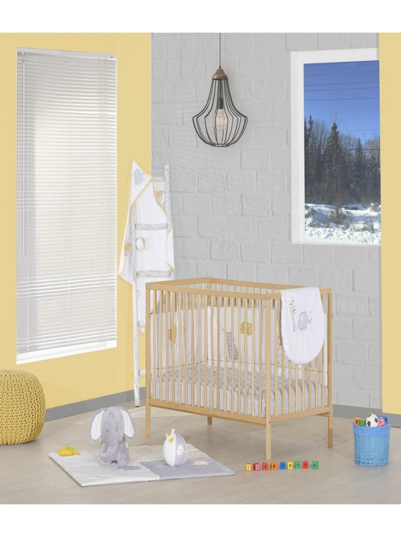Lit tout barreaux en bois - babyprice Marron - Kiabi