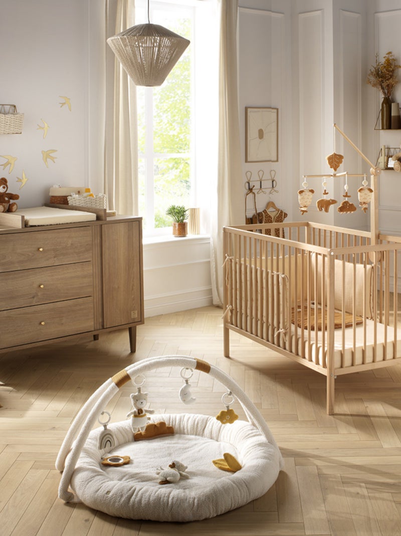 Lit tout barreaux en bois avec matelas - babyprice Marron - Kiabi
