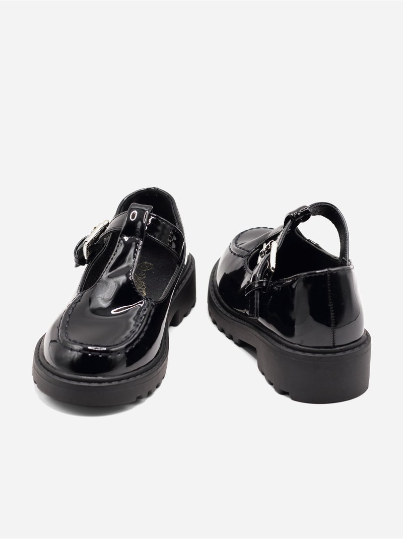 Loafers met gesp Zwart - Kiabi