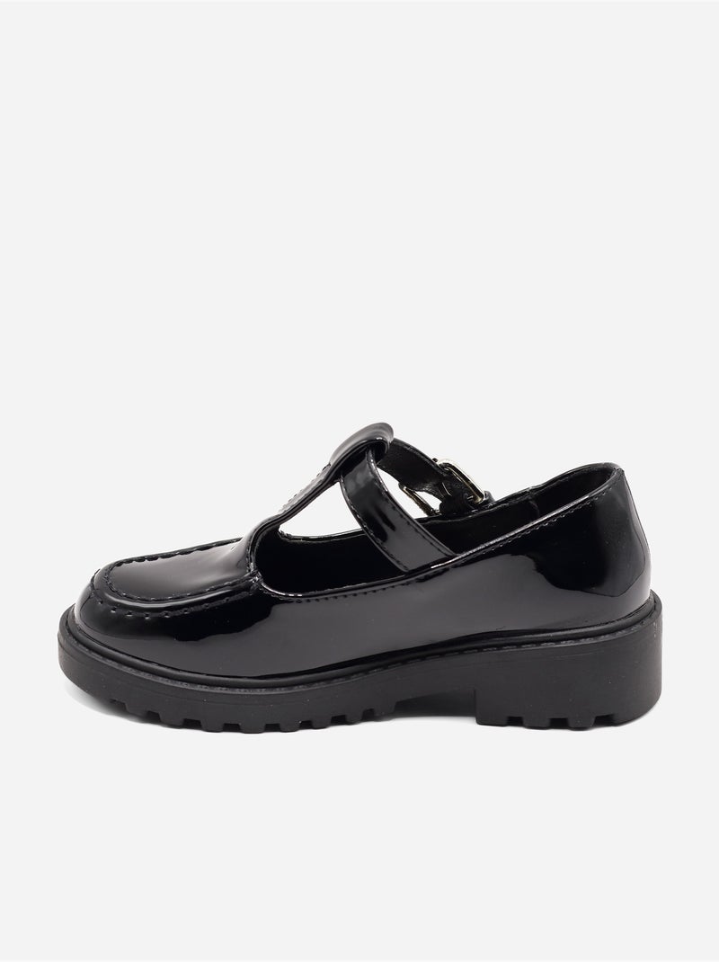 Loafers met gesp Zwart - Kiabi