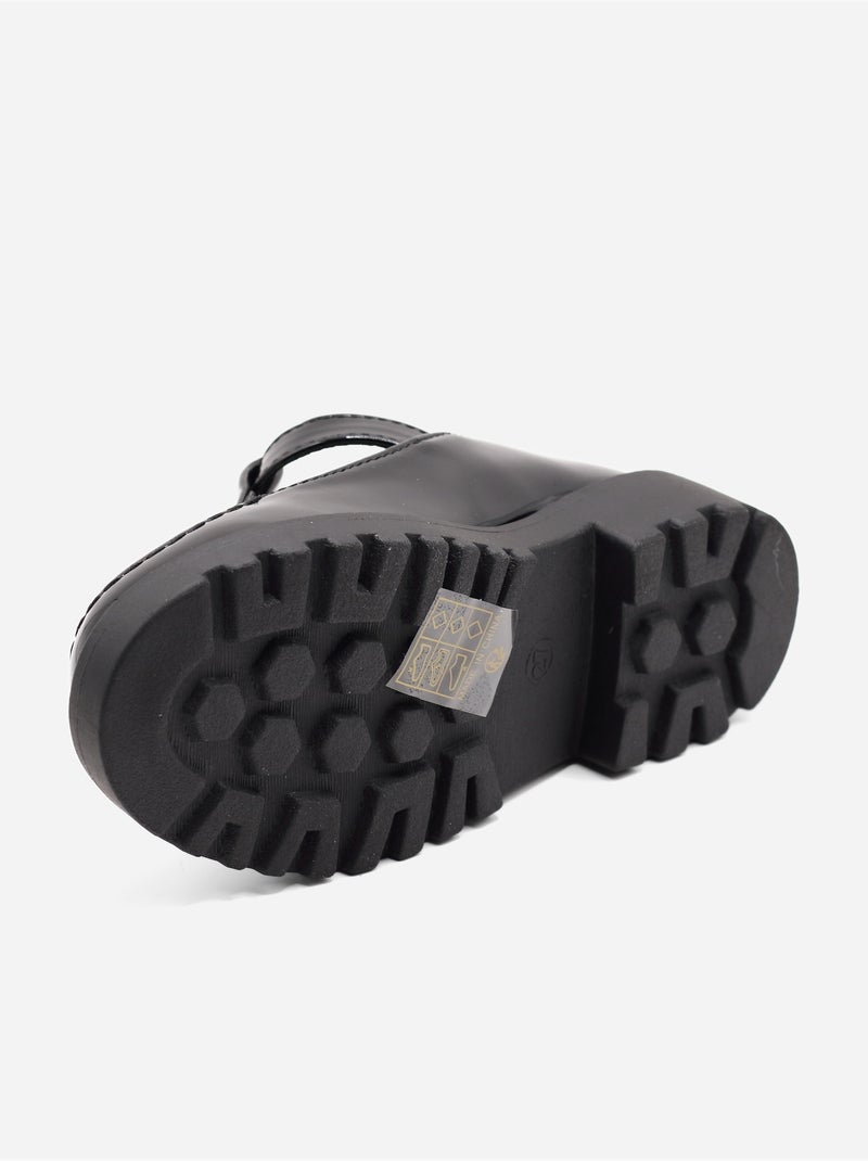 Loafers met gesp Zwart - Kiabi
