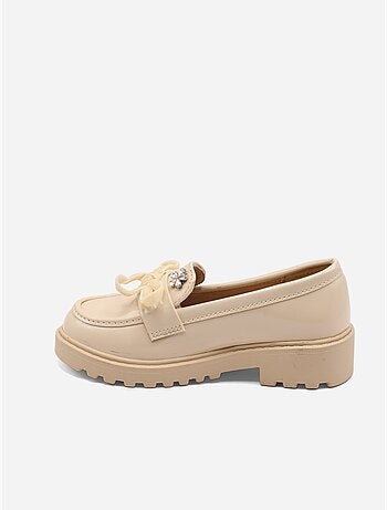 Loafers met glanzende afwerking