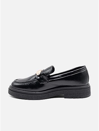 Loafers met glanzende afwerking