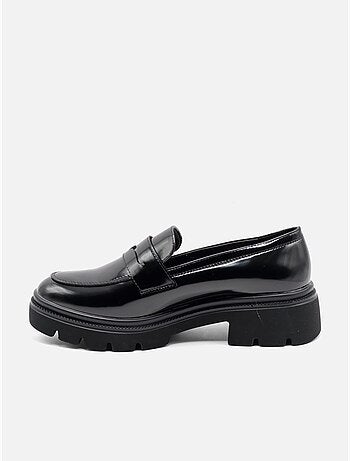 Loafers met glanzende afwerking