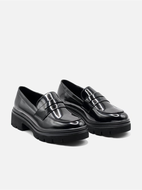 Loafers met glanzende afwerking - Kiabi Loafers met glanzende afwerking - Kiabi