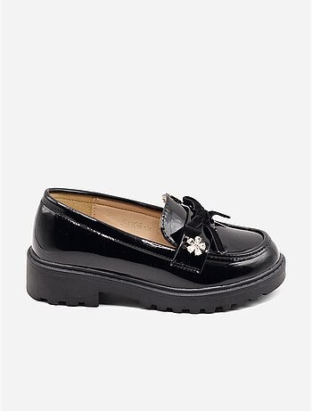 Loafers met glanzende afwerking