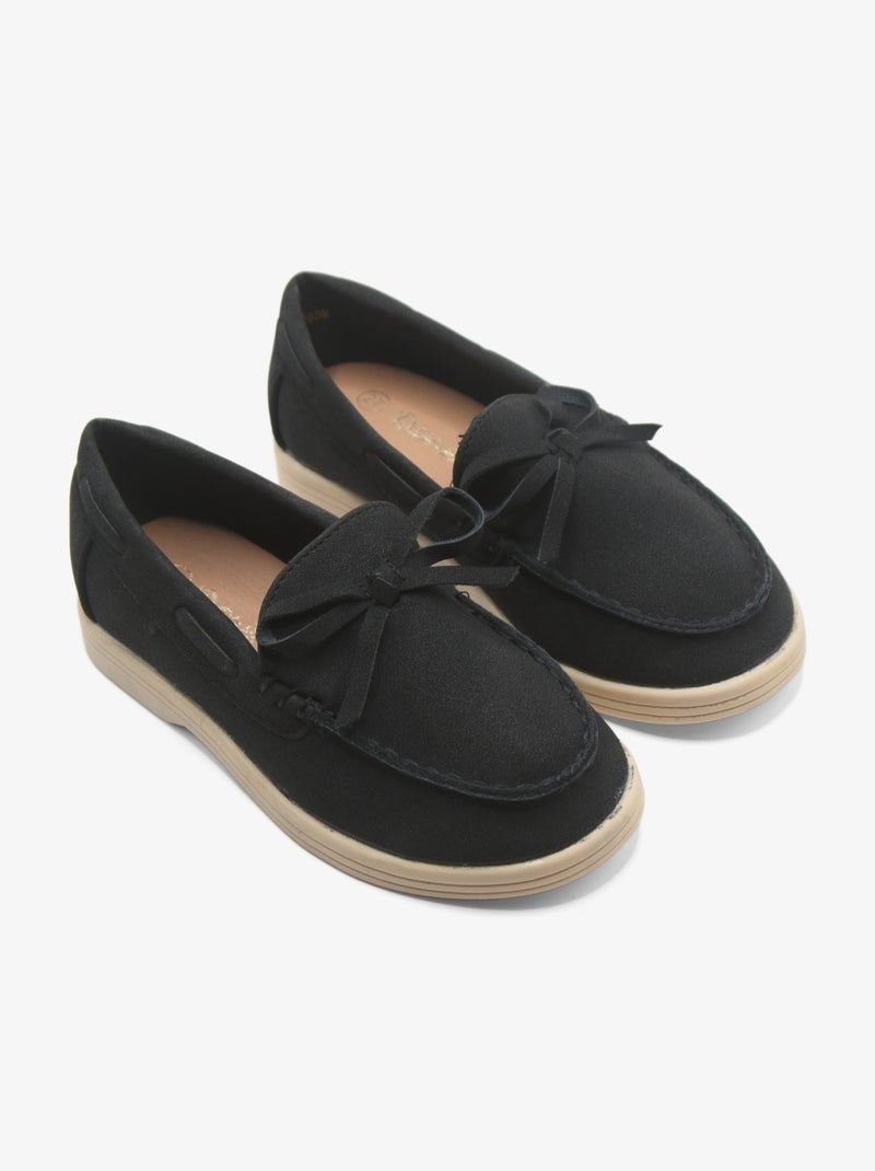 Loafers met strikjes Zwart - Kiabi