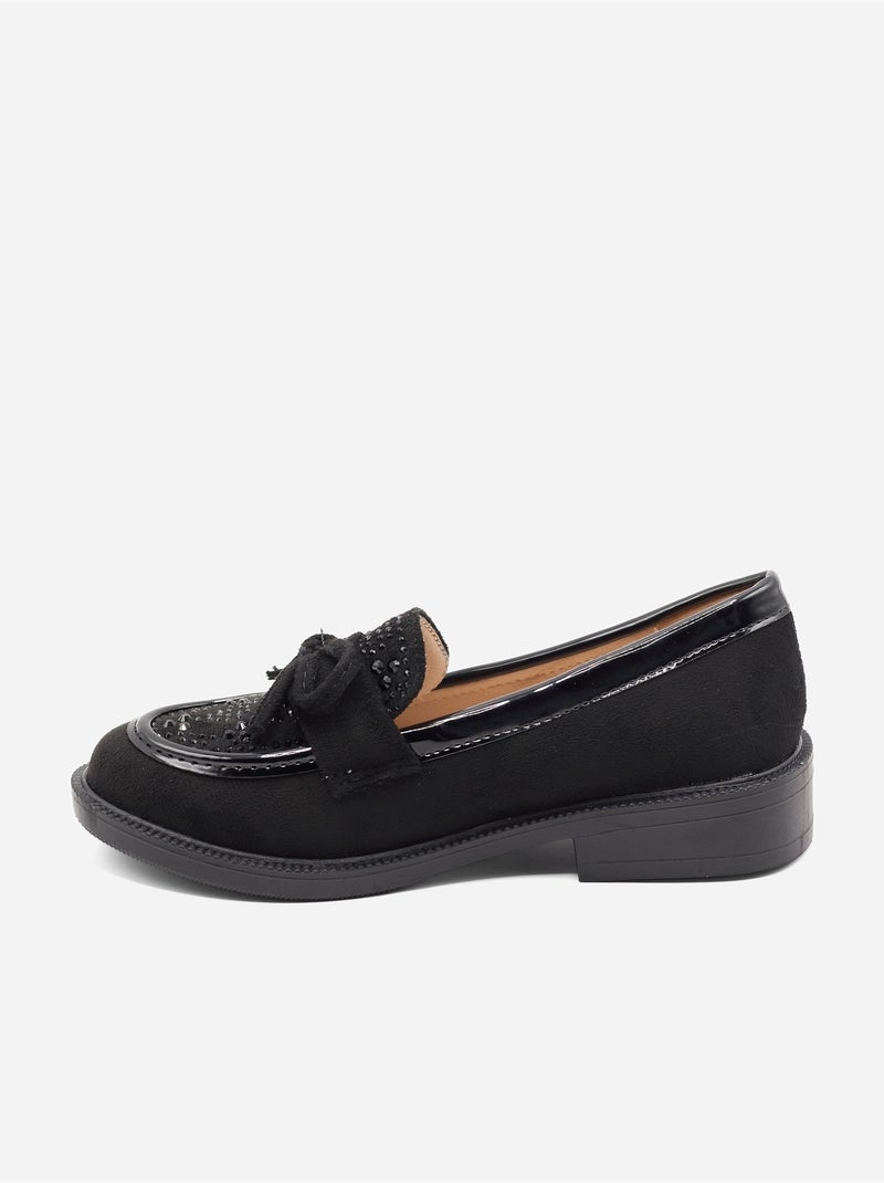 Loafers met strikjes Zwart - Kiabi