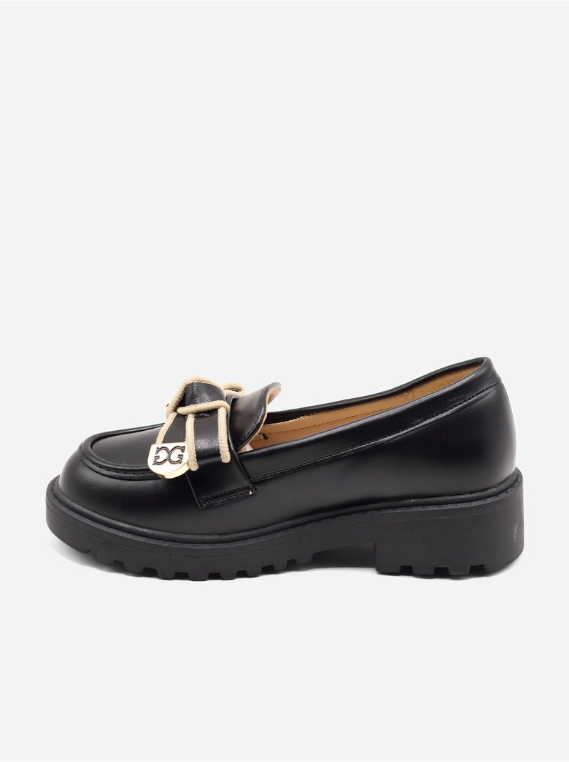 Loafers met strikjes Zwart - Kiabi