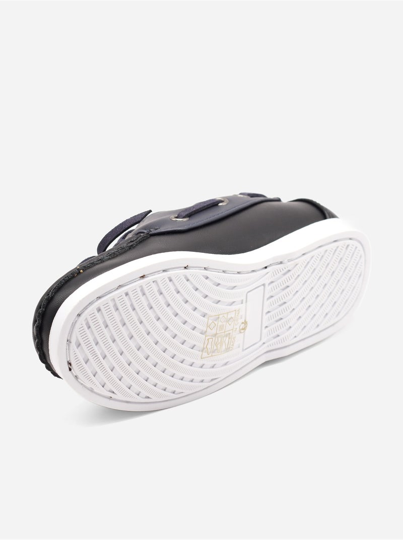 Loafers met veters Zwart - Kiabi