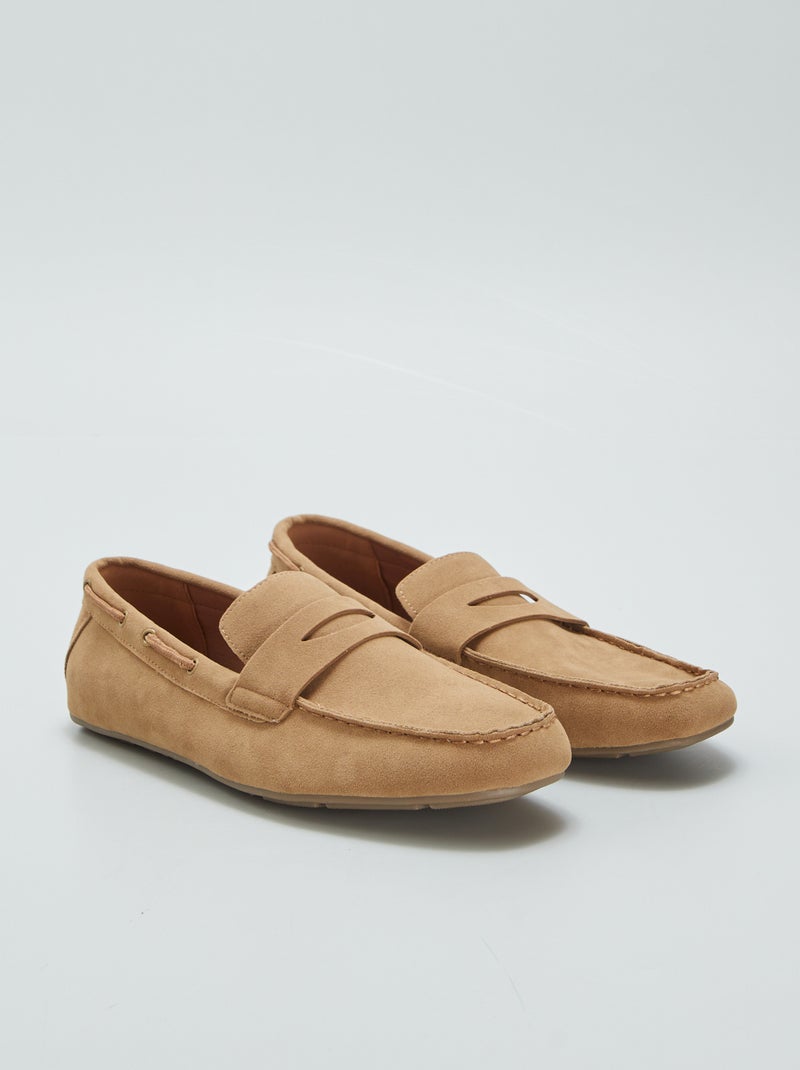 Loafers van suèdine BRUIN - Kiabi