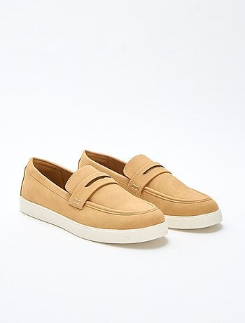 Loafers van suedine