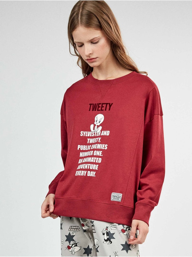Looney tunes pyjama met tweety print Granaatappel - Kiabi