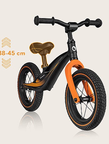 Loopfiets LIONELO Bart Air – Kinderfiets – Tot 30 kg – Lichtgewicht – Verstelbaar stuur en zadel