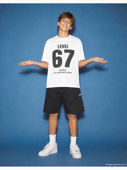 'loose fit' bedrukt t-shirt, mo fashion - Kiabi 'loose fit' bedrukt t-shirt, mo fashion - Kiabi